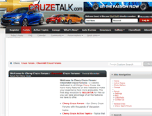 Tablet Screenshot of cruzetalk.com